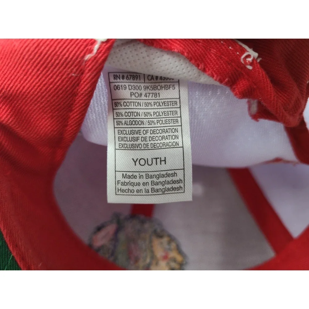 Youth Chicago Blackhawks Mesh Trucker Snapback Hat Cap Boys NHL Hockey Red White